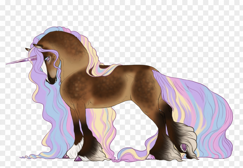 Mustang Unicorn Halter Cartoon PNG