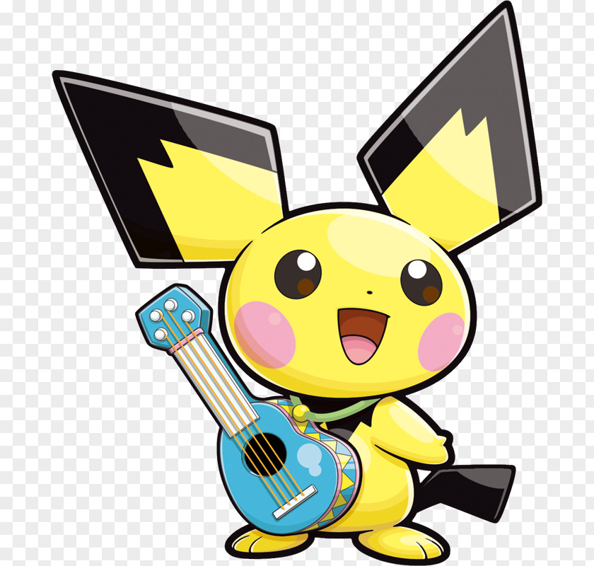 Pikachu Pichu Pokémon Yellow GO Pokemon Black & White PNG