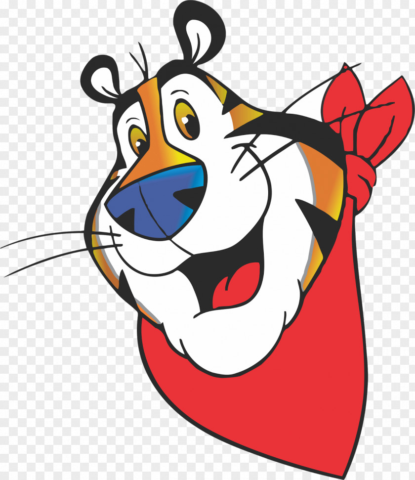 TIGER VECTOR Frosted Flakes Tony The Tiger Breakfast Cereal Kellogg's PNG