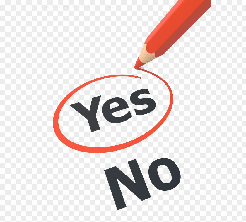 YES,OR,NO Yes And No Question Idea PNG