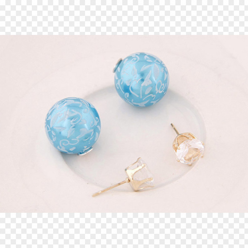 Bright Trend Turquoise Earring Body Jewellery Bead PNG