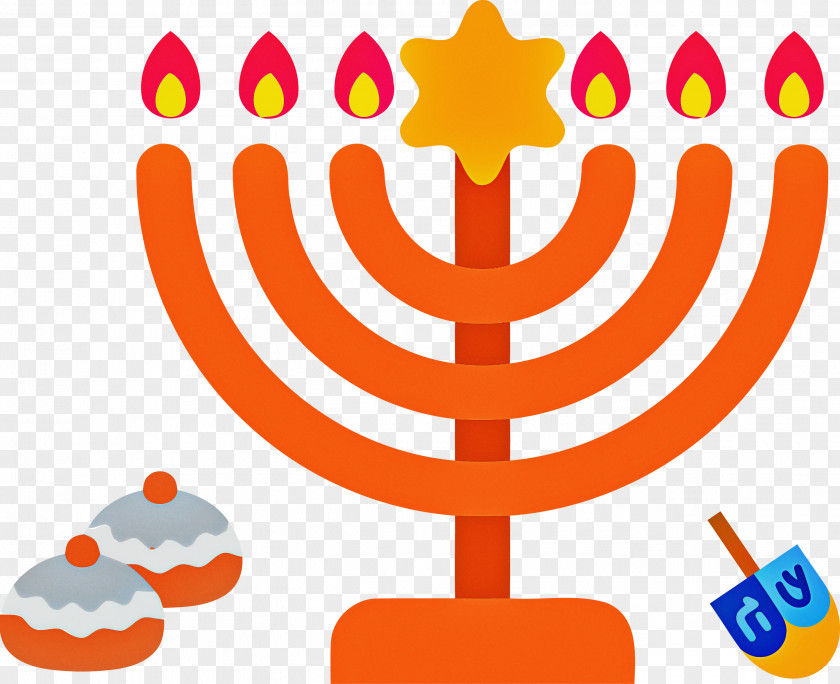 Hanukkah Candle Happy PNG