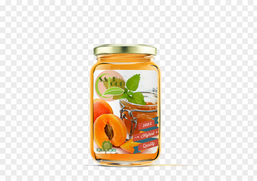 Jam Jar Fruit Preserves Orange Drink Apricot Strawberry PNG