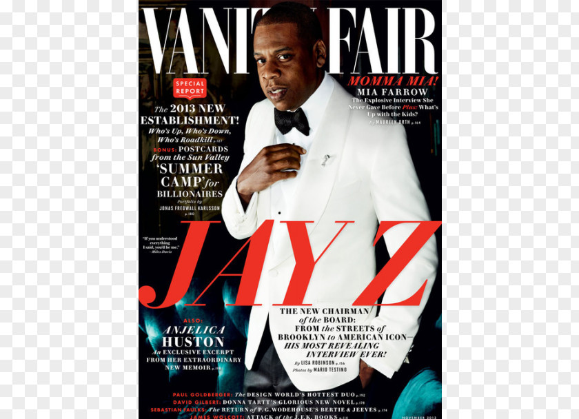 Jay Z Vanity Fair Tom Ford Magna Carta Holy Grail Magazine PNG