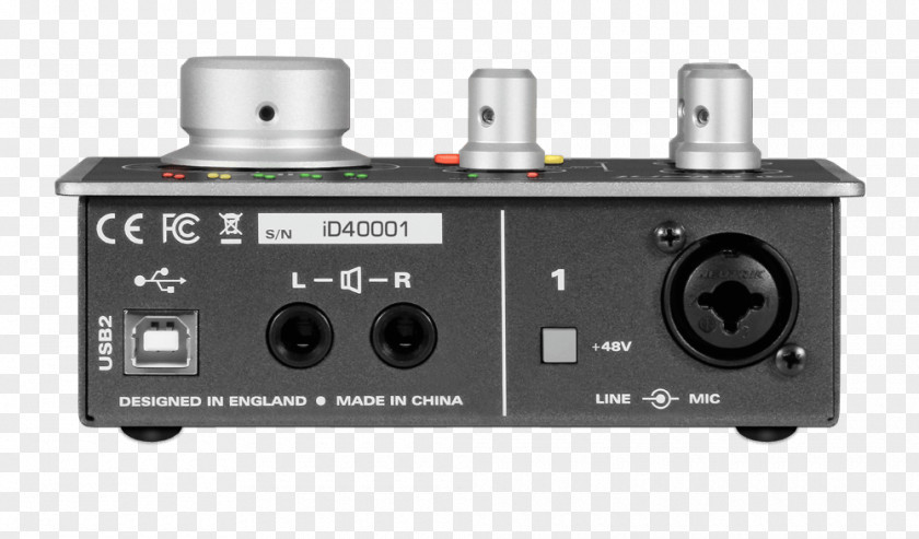Microphone Audient ID4 Audio Interface PNG