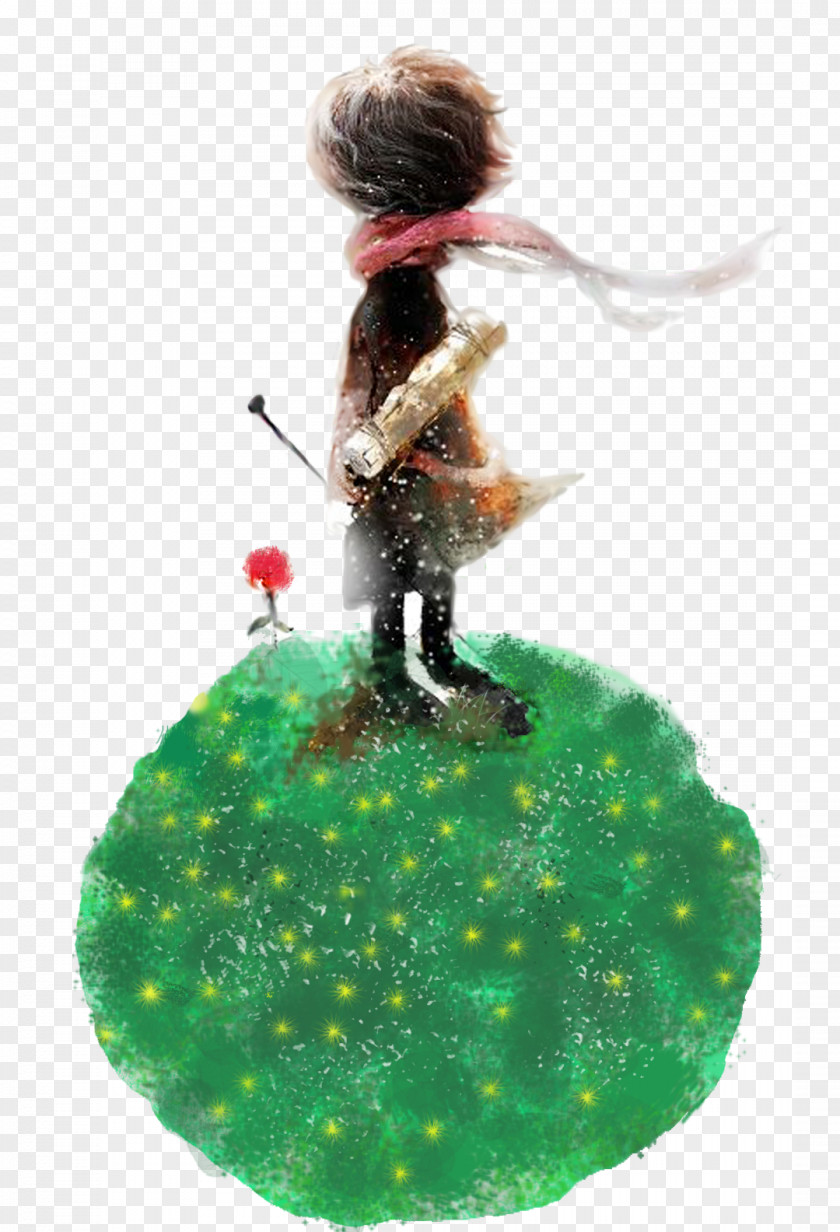 Painting The Little Prince Watercolor Art PNG