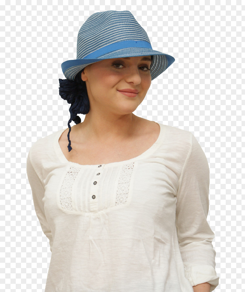 Summer Sky Sun Hat Fedora PNG