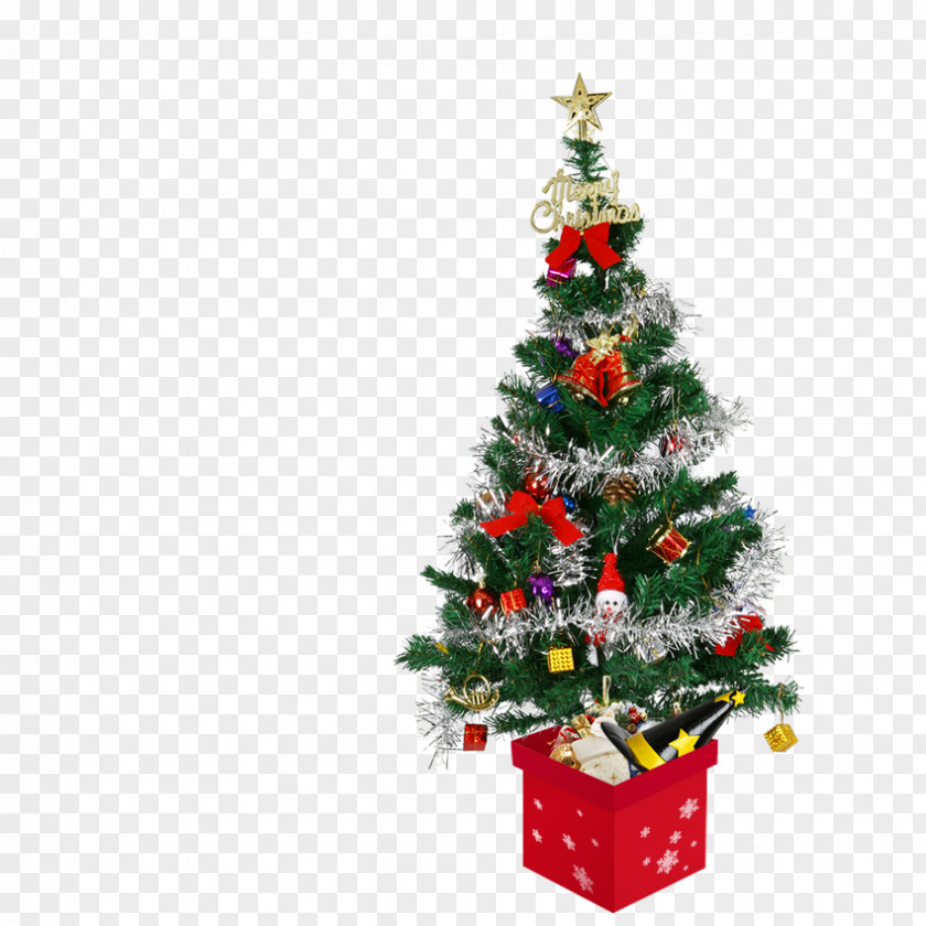 Christmas Tree Santa Claus Ornament PNG