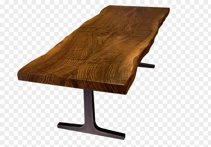 Four Legs Table Live Edge Furniture Solid Wood Bar PNG