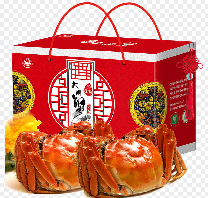 Gift Crabs Main Map Yangcheng Lake Large Crab Bachengzhen Chinese Mitten PNG