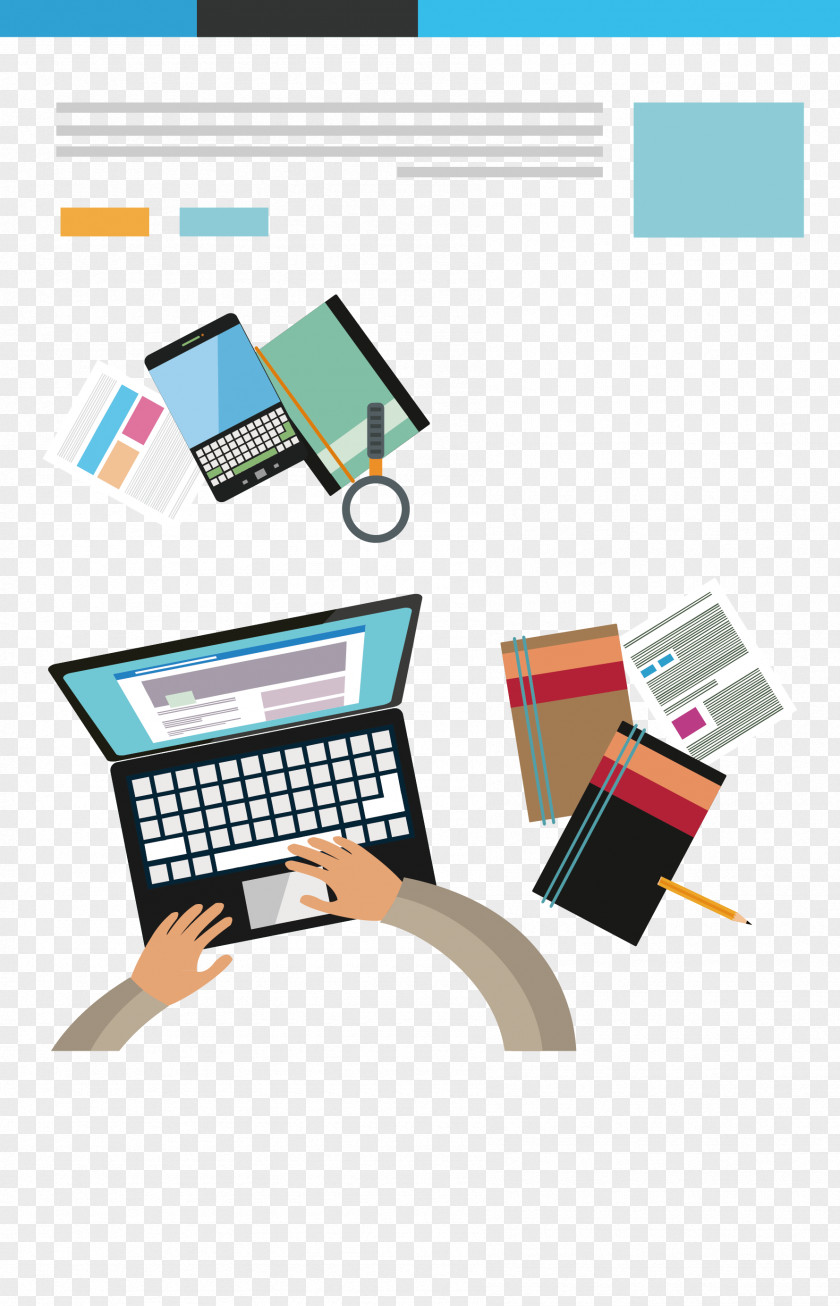 Laptop Magnifier Graphic Design Software User Interface PNG