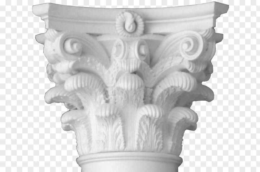 Roman Column Corinthian Order Capital Classical Architecture PNG