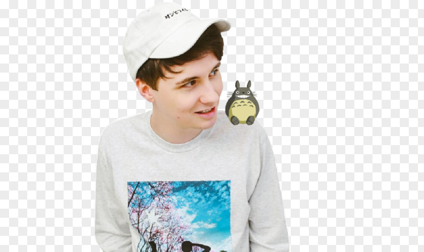 Totoro Phil Lester T-shirt Dan And Slipper PNG