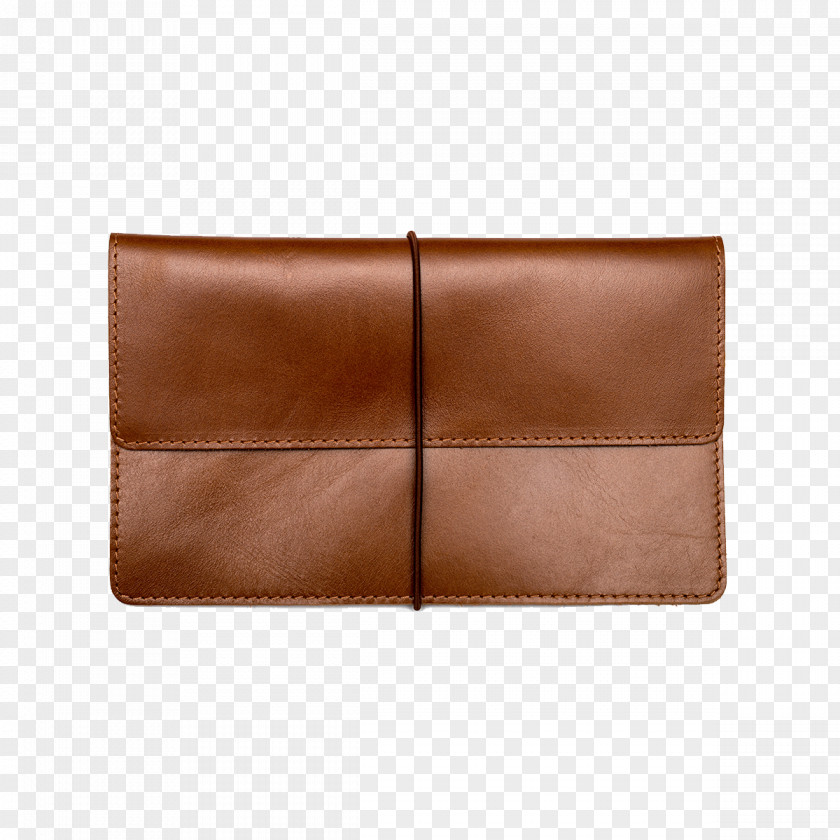 Wallet Brown Caramel Color Leather PNG