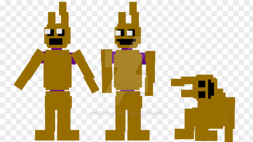 8 BIT Five Nights At Freddy's 3 2 Freddy's: Sister Location 8-bit Animatronics PNG