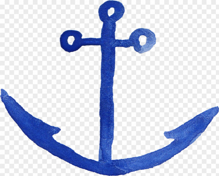 Anchor Watercolor Painting Clip Art PNG