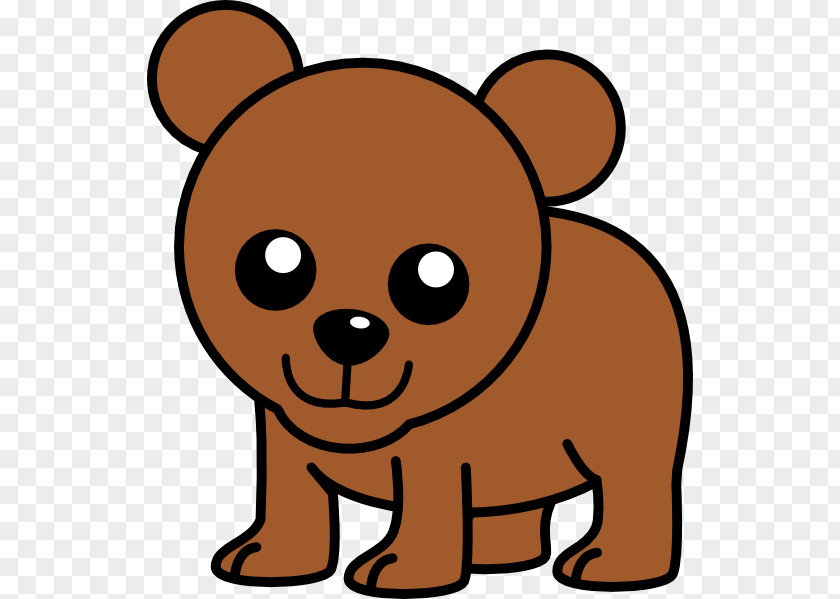 Bear Cartoon Cliparts Brown Clip Art PNG