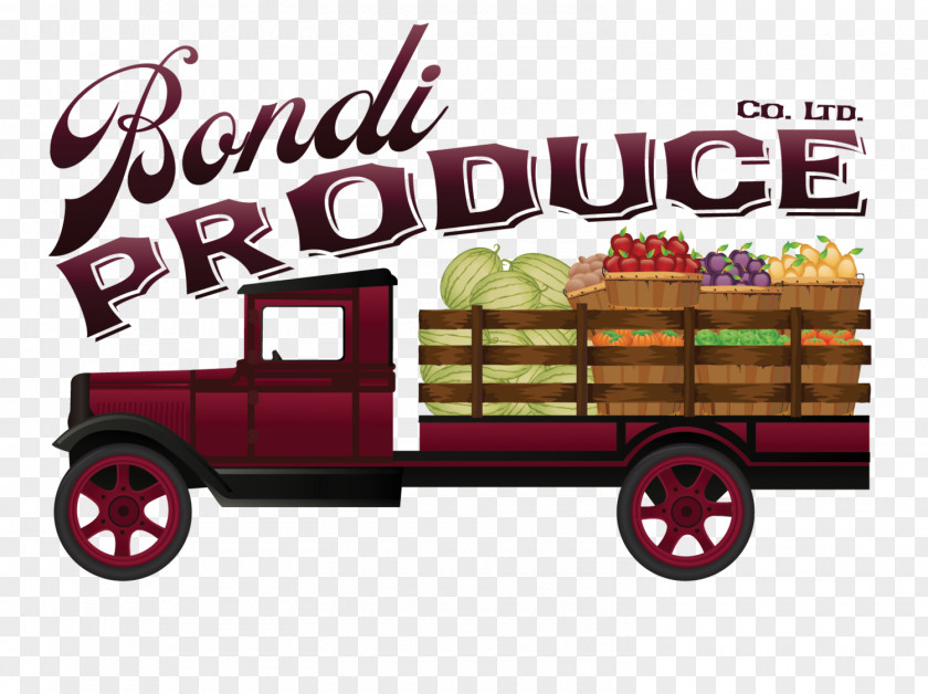 FOOD TRUCK Bondi Produce Organic Food Restaurant PNG