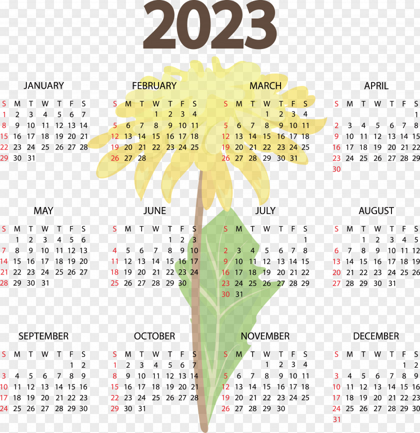 Calendar Calendar Year Month 2023 Calendar PNG