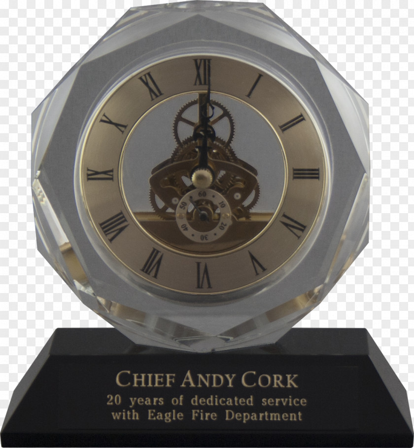 Crystal Trophy Clock M PNG