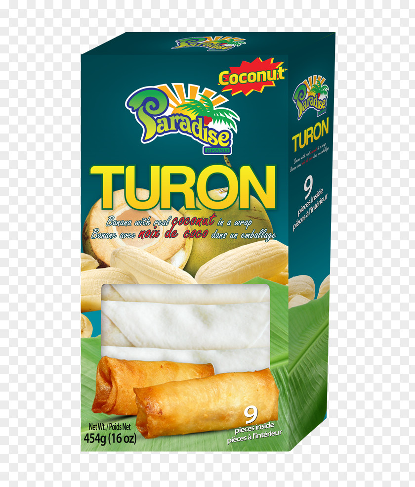 Dried Coconut Filipino Cuisine Turon Organic Food Grocery Store PNG