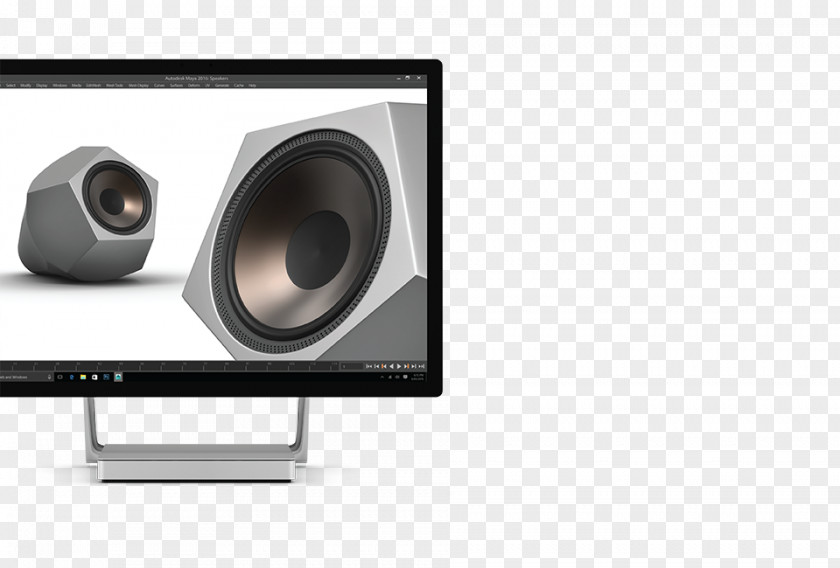 Microsoft Surface Studio Computer Speakers Monitors Display Device PNG