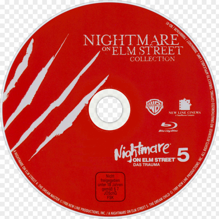 Nightmare On Elm Street Freddy Krueger Compact Disc A Song The New Seekers PNG