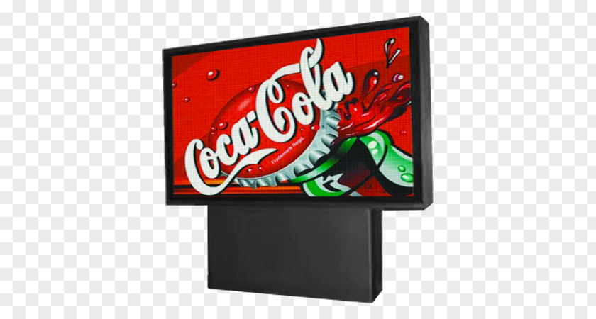 Outdoor Advertising Coca-Cola Fizzy Drinks Carbonation Bottle Ice PNG