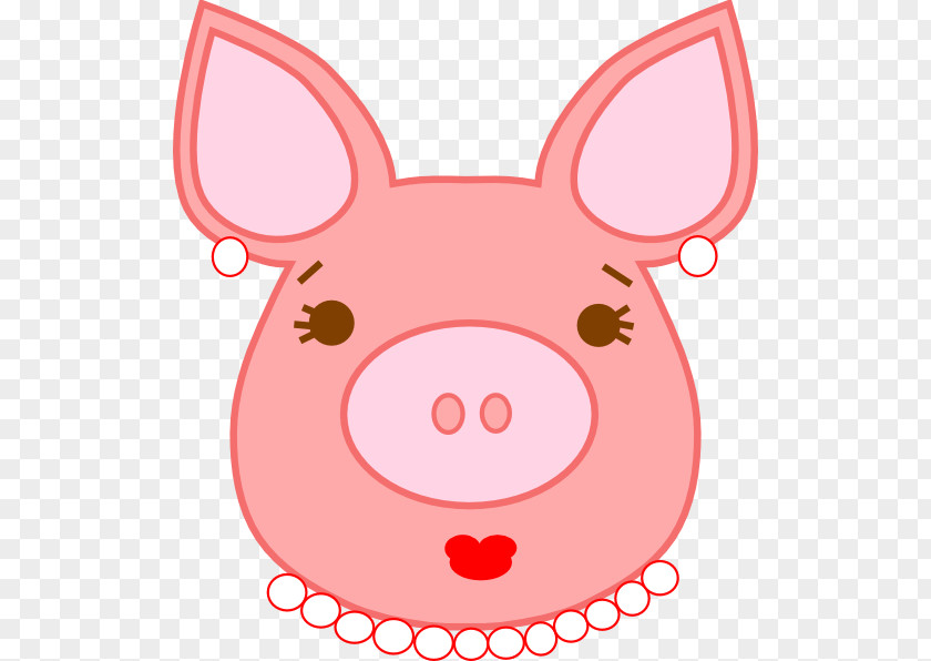 Pale Vector Pig Royalty-free Clip Art PNG