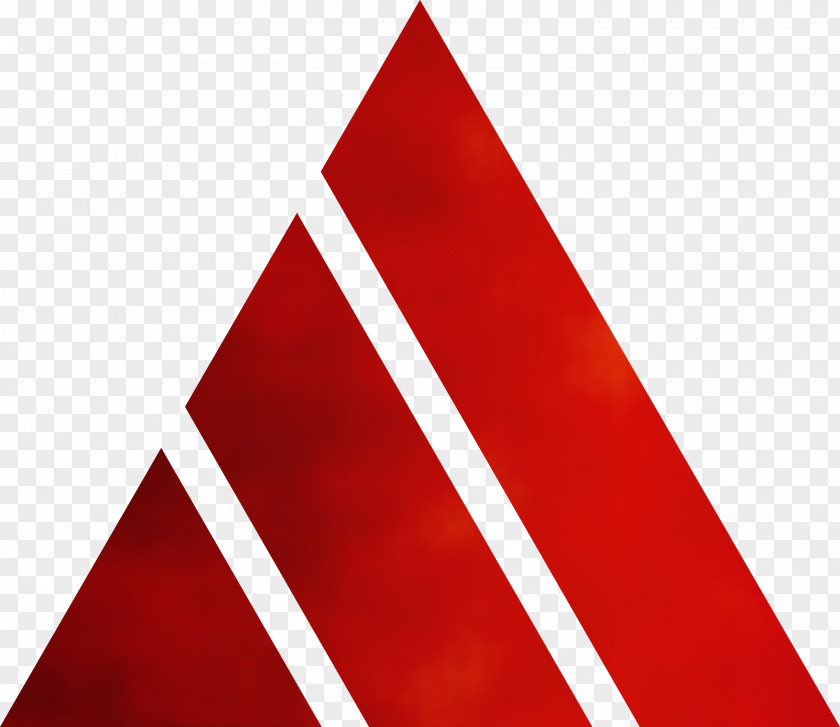 Red Flag Line Triangle PNG