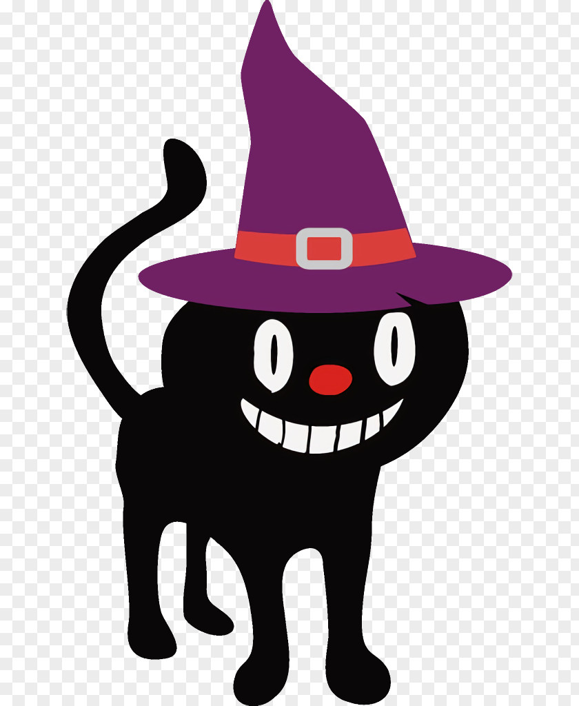 Small To Mediumsized Cats Headgear Black Cat Halloween PNG