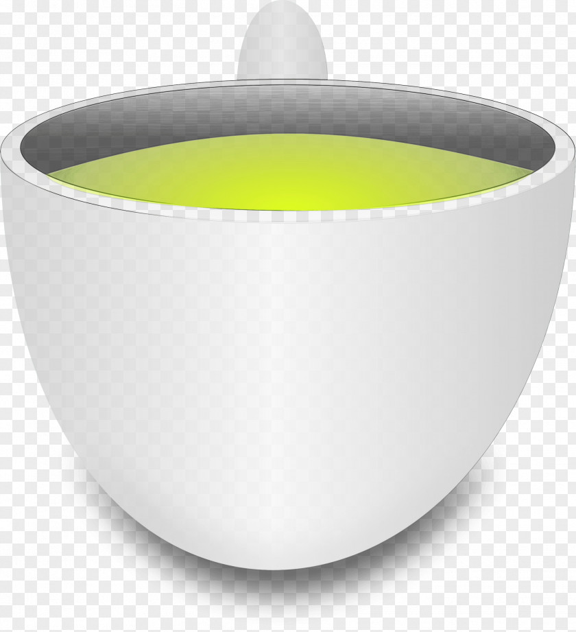 Teacup Dishware Bowl Yellow Tableware Mixing Cup PNG