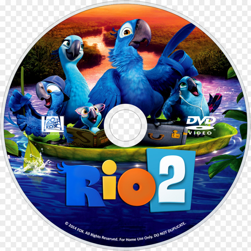 Blue Album Cover Film Television Rio Animation 4K Resolution PNG
