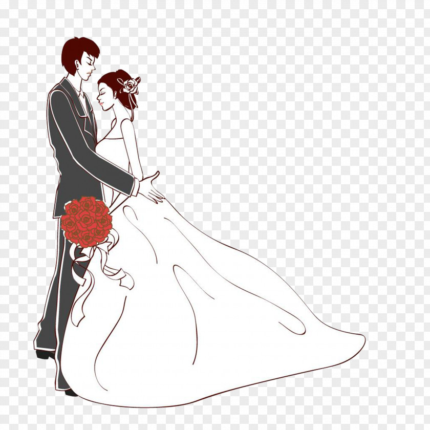 Bride And Groom Wedding Marriage Clip Art PNG