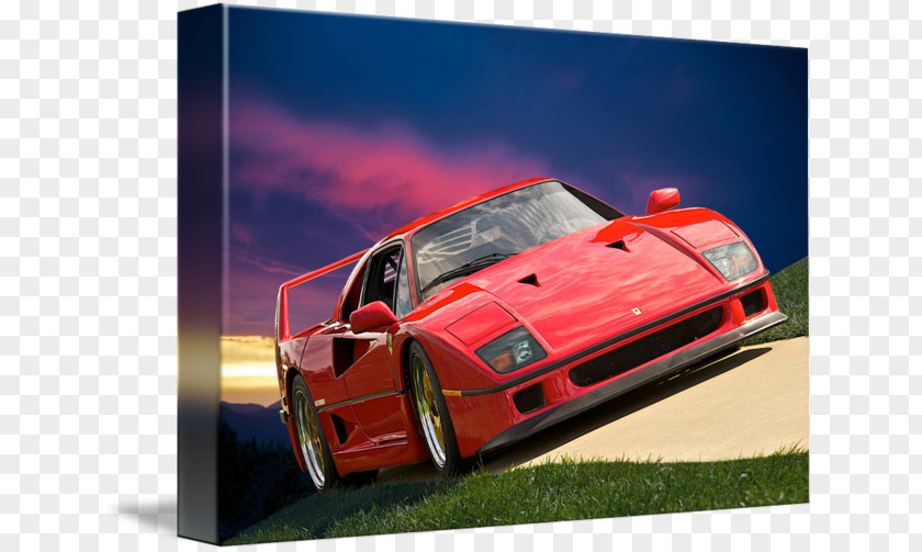 Car Ferrari F40 Compact Automotive Design PNG