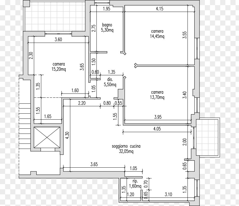 House Floor Plan Planimetrics Square Meter Apartment PNG