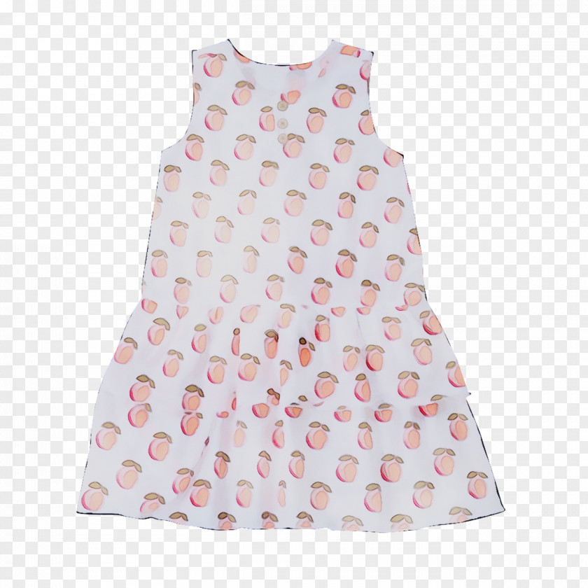 Sleeve Nightwear Dress Pink M Pattern PNG