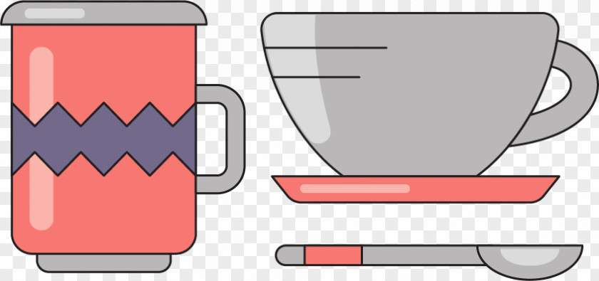 Spoon Cup Vector Material Teacup PNG