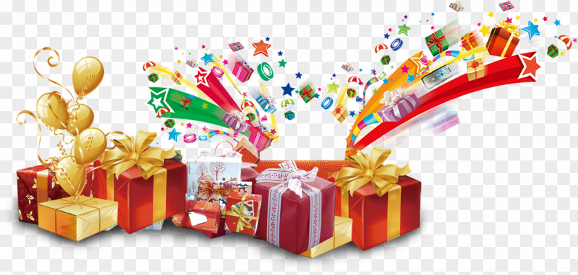 Balloon Gift Stars Gratis Singles Day Download PNG