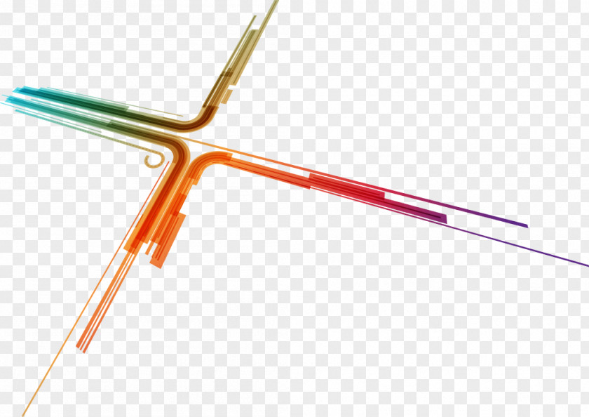 Colorful Abstract Lines Line Abstraction PNG