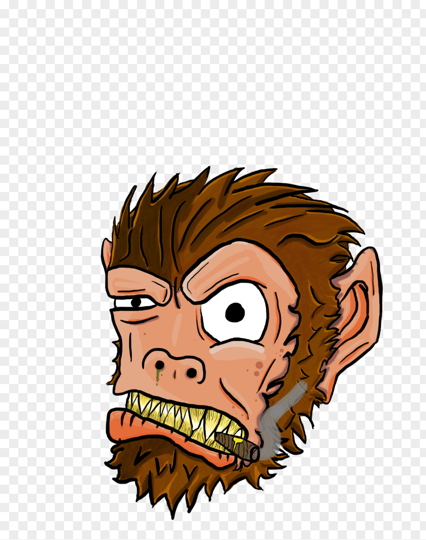 Creative Monkey Ape Grand Theft Auto V Logo Drawing PNG