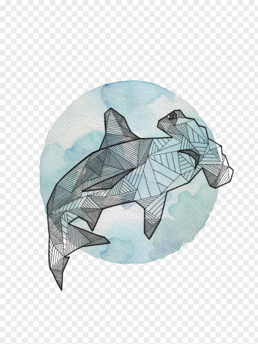 Dreamcatcher Hammerhead Shark Animal Drawing Geometry PNG