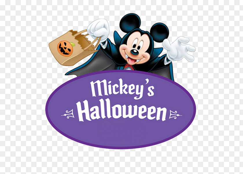 Halloween Cartoon Logo Human Behavior Mickey Mouse Font PNG