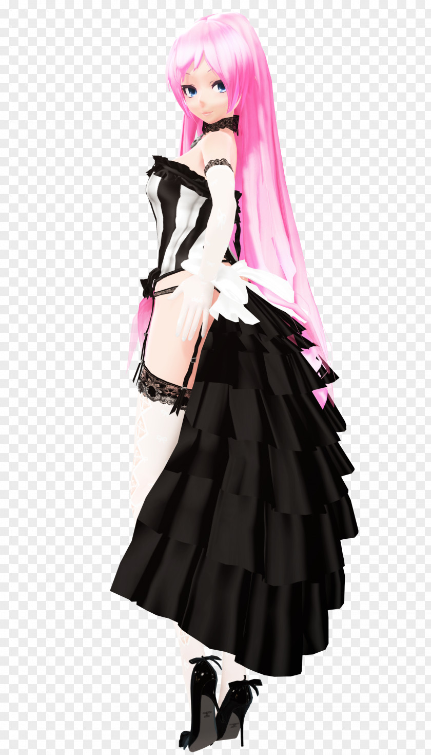 Hatsune Miku MikuMikuDance Costume Clothing Dress PNG