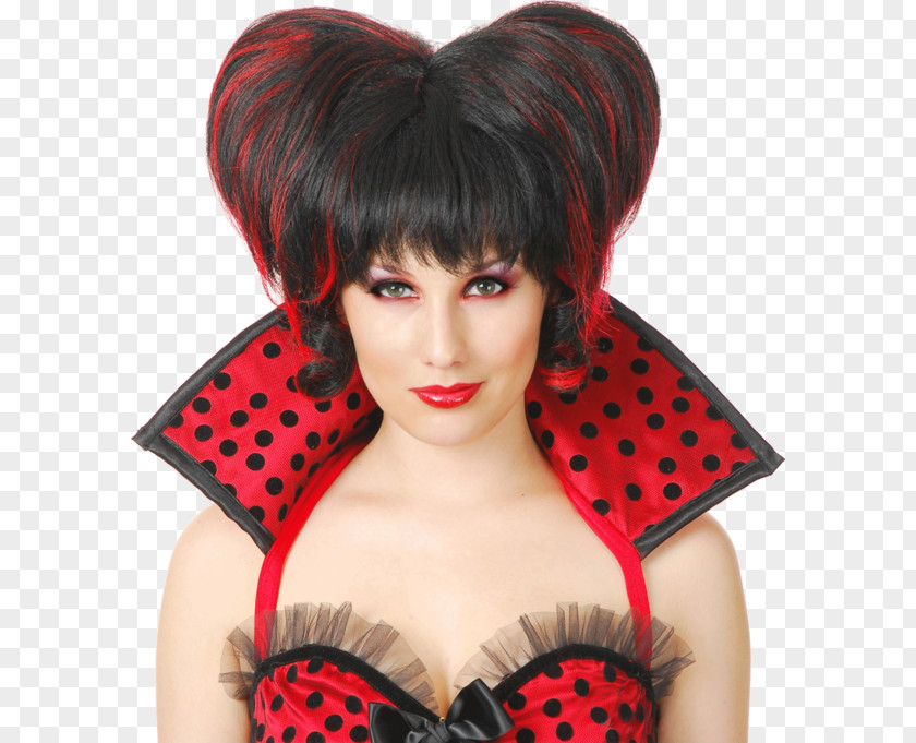 Queen Of Hearts Costume Accessories Wig Halloween Clothing PNG