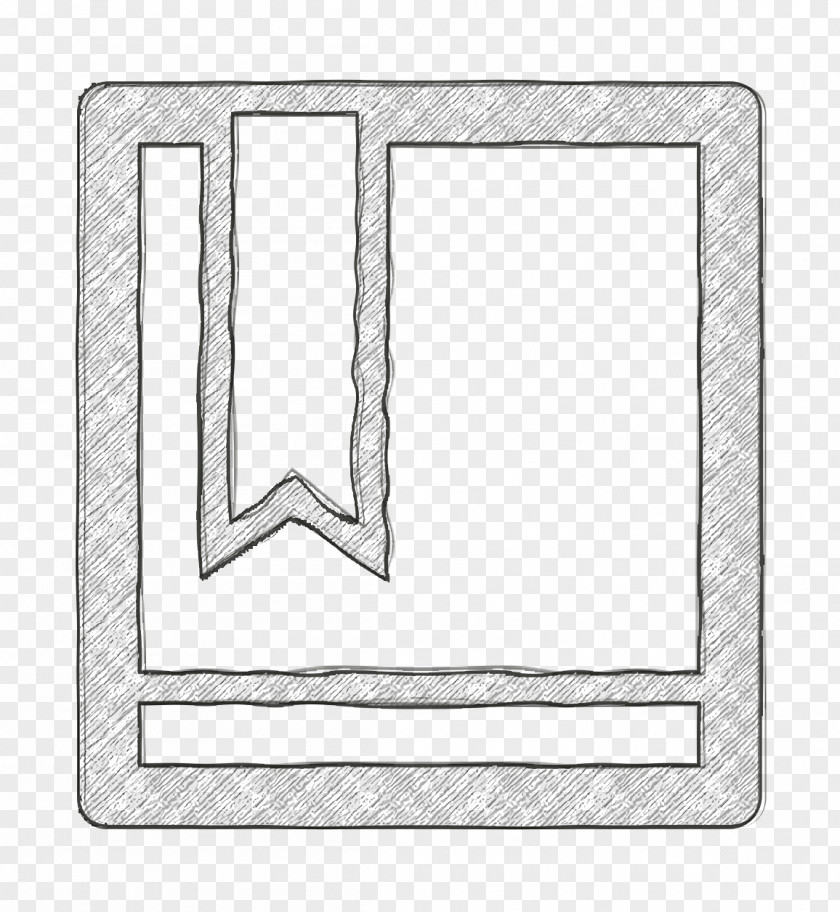 Rectangle Office Icon Book Bookmark PNG