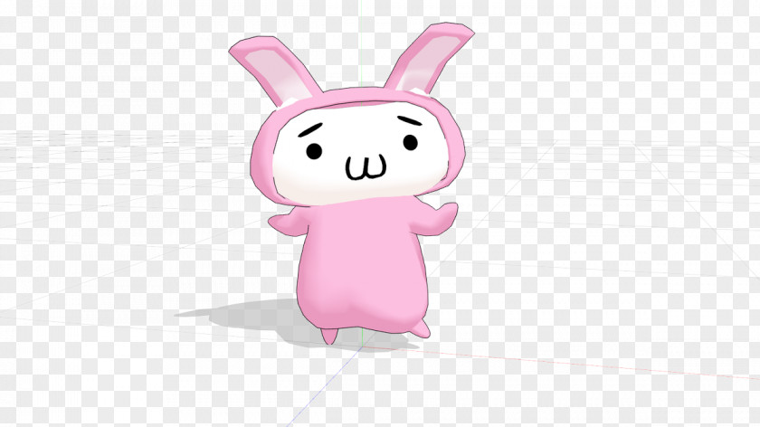 Technology Easter Bunny Pink M PNG