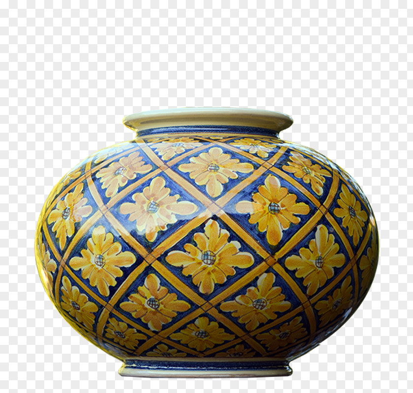 Vase Ceramica Di Caltagirone Pottery Decoratie PNG