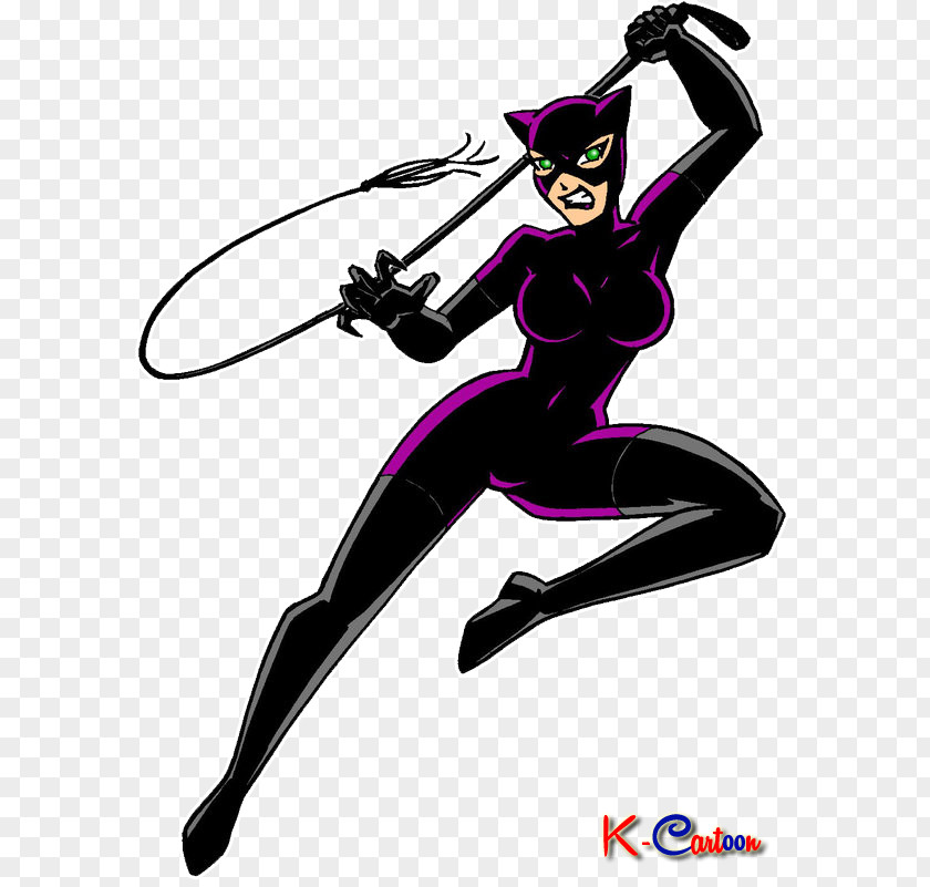 Vektor Catwoman Cartoon High-definition Video PNG