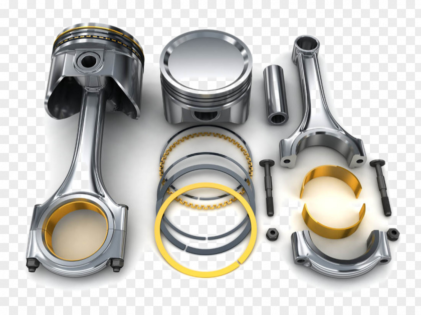 Automotive Engine Parts Piston Ring Reciprocating Free-piston Stock Photography PNG